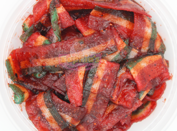 Watermelon Sour Belts with Chamoy
