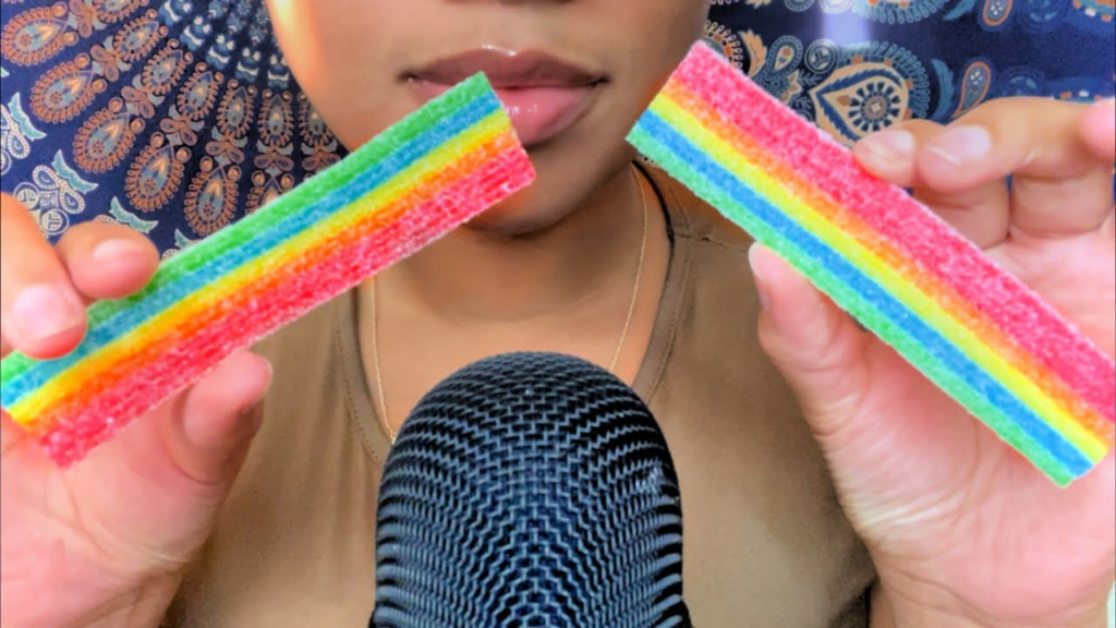 Frozen sour belts are the main inspiration behind many ASMR videos this year.