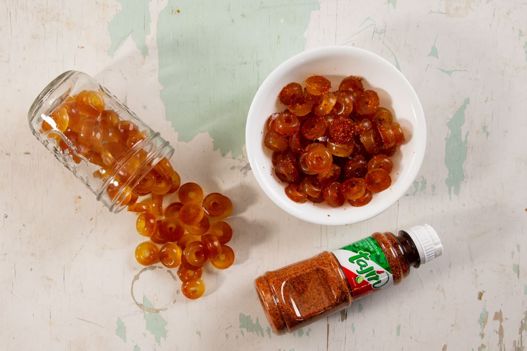Chamoy and Tajín are completely different, but they go oh-so-well together.