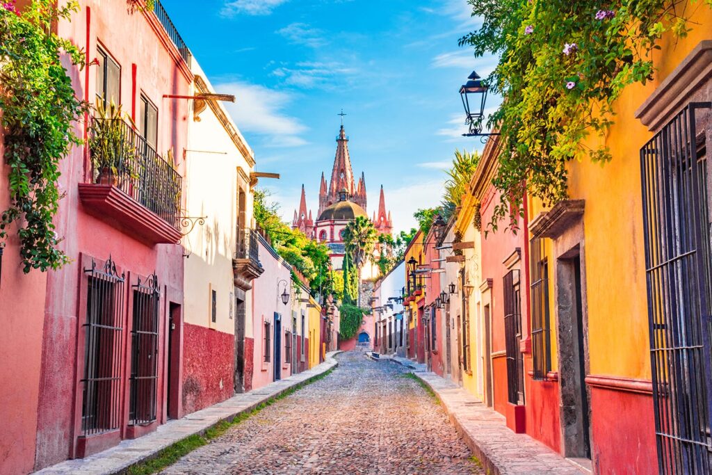 No, it’s not Sicily. San Miguel de Allende is a UNESCO World Heritage Site renowned for its colorful streets.