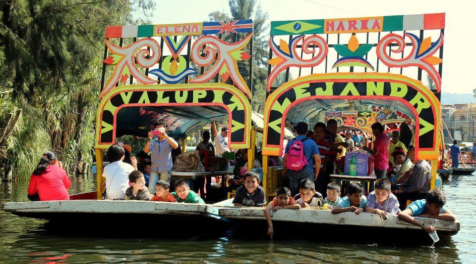Xochimilco is a great place to bring your kids too.