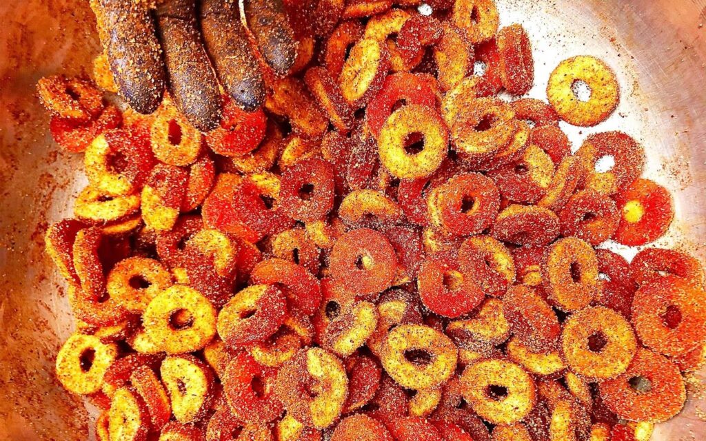 Chamoy peach rings for the win!