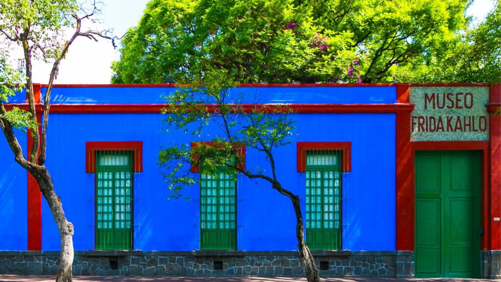 La Casa Azul in Mexico City’s Coyoacán neighborhood.