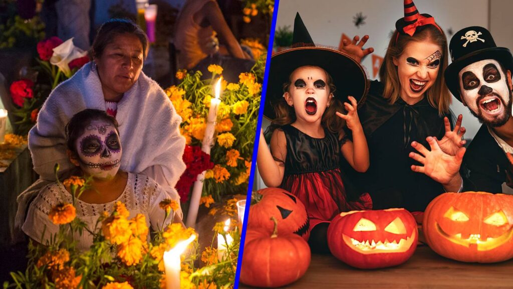 How Is Día De Los Muertos Similar To Halloween?