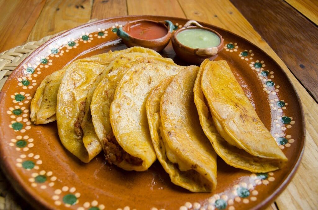 Tacos de canasta are steamed tacos, also known as “sweaty tacos” or “tacos sudados.”